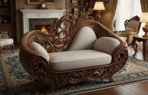 The Hand-Carved Opulence Sofa